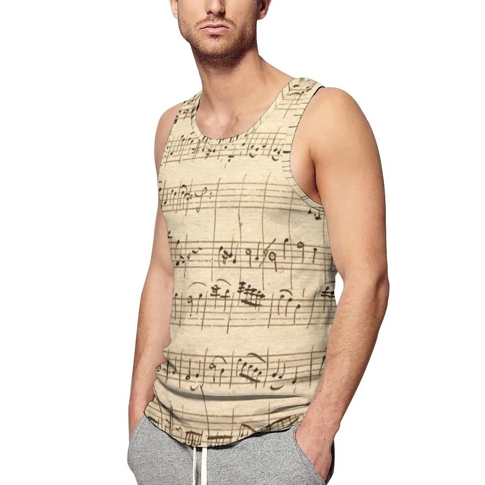Music Tank Top Men Note Song Training Oversized Tops Beach Vintage Custom Sleeveless Vests
Music Tank Top Men Note Song Training Oversized Tops Beach Vintage Custom Sleeveless Vests