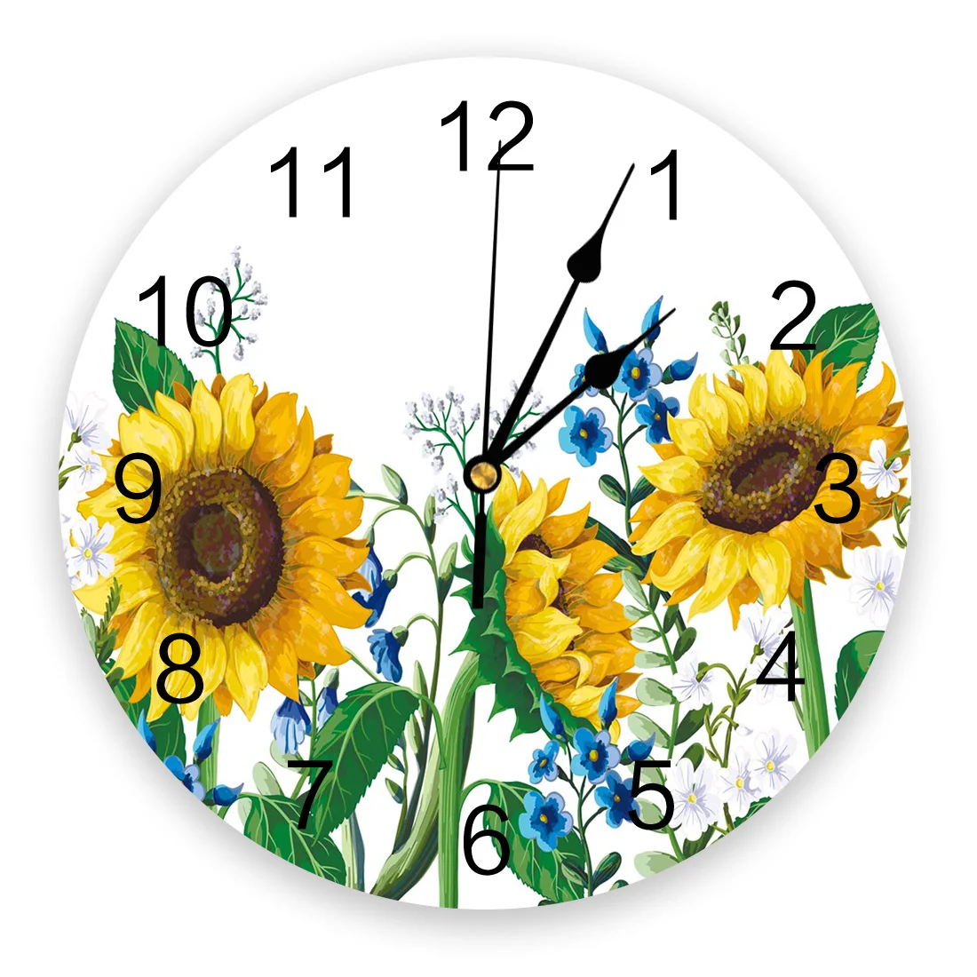 Sunflower Flower Wall Clock Living Room Decor Modern Home Bedroom Decor PVC Wall Watch Circular Wall Digital Clock
Sunflower Flower Wall Clock Living Room Decor Modern Home Bedroom Decor PVC Wall Watch Circular Wall Digital Clock