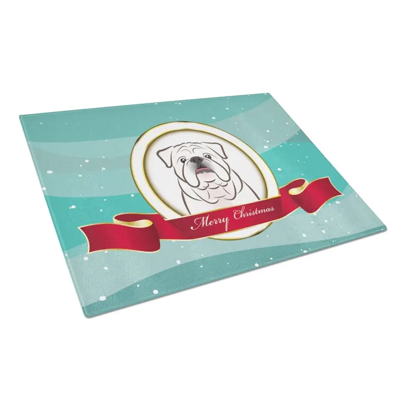 Treasures BB1530LCB White English Bulldog Merry Christmas Glass Cutting Board Large, 12H x 16W, multicolor
Treasures BB1530LCB White English Bulldog Merry Christmas Glass Cutting Board Large, 12H x 16W, multicolor