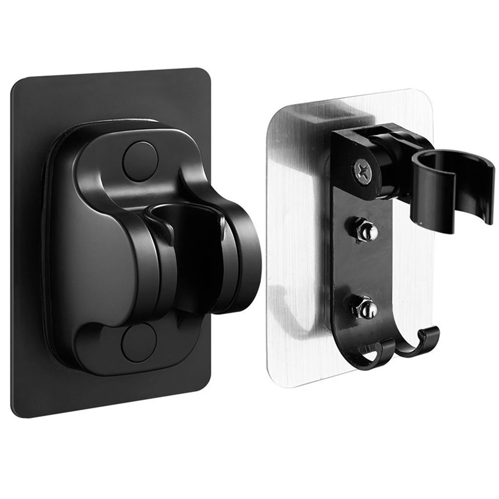 2pcs Adjustable Bracket Wall Mounted Wand Shower Head Holder Self Adhesive Plastic No Drilling With Hook Universal Easy Install
2pcs Adjustable Bracket Wall Mounted Wand Shower Head Holder Self Adhesive Plastic No Drilling With Hook Universal Easy Install