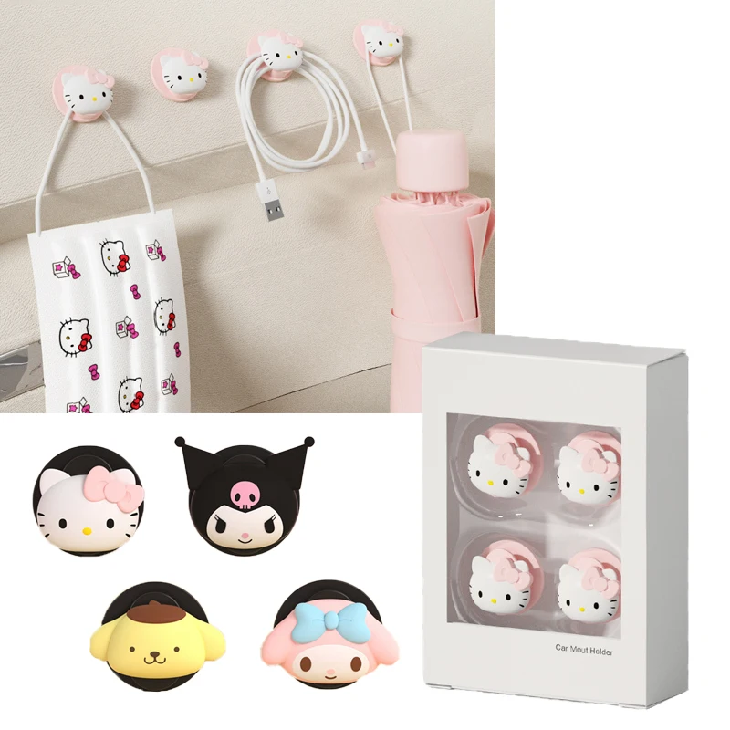 Kawaii Sanriod Anime Kuromi My Melody Hello Kittys Car Hook Storage Rack Usb Data Cable Key Storage Car Accessories Gift Toys
Kawaii Sanriod Anime Kuromi My Melody Hello Kittys Car Hook Storage Rack Usb Data Cable Key Storage Car Accessories Gift Toys