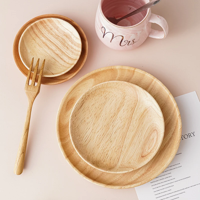 Candy Saucer Coffee Tea Dessert Dinner Bread Food Storage Plates Rubber Wooden Plate Fruit Trays
Candy Saucer Coffee Tea Dessert Dinner Bread Food Storage Plates Rubber Wooden Plate Fruit Trays