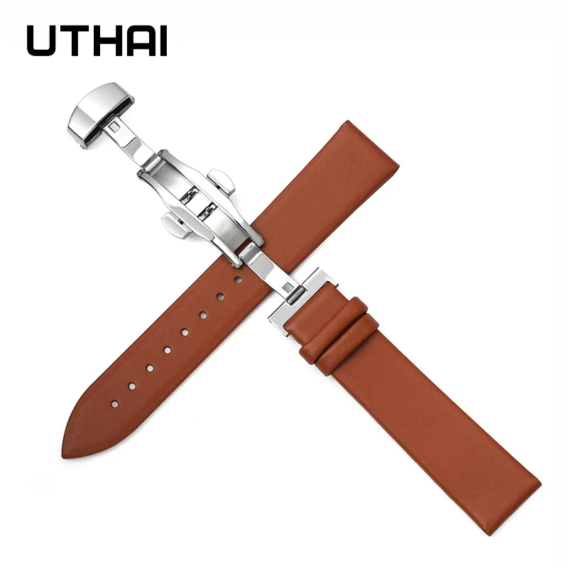 UTHAI Z62 Plain Leather Strap 10-24mm Universal Watch Butterfly Buckle Strap Steel Buckle Strap 22mm watchband
UTHAI Z62 Plain Leather Strap 10-24mm Universal Watch Butterfly Buckle Strap Steel Buckle Strap 22mm watchband