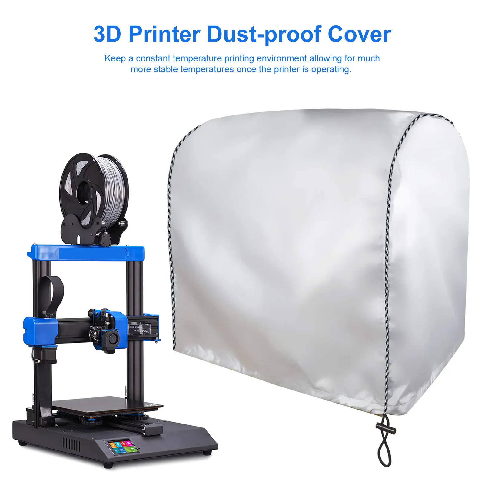 3D Printer Enclosure Printer Covers Soundproof Dustproof Heating Tent For 3d Printing Room Compatable W/ Ender3
3D Printer Enclosure Printer Covers Soundproof Dustproof Heating Tent For 3d Printing Room Compatable W/ Ender3