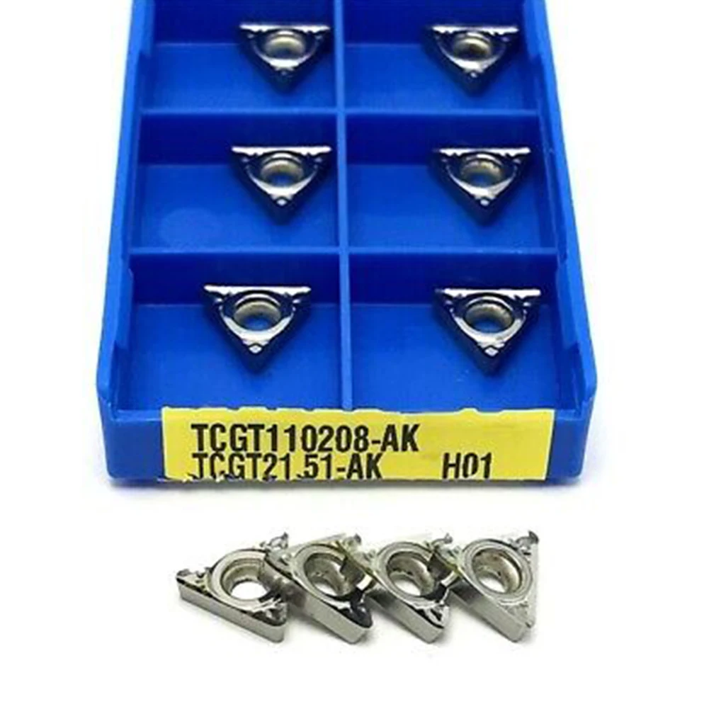 CNC Metalworking TCGT110208-AK Insert Indexable Inserts Turning Insert Aluminum H01 Carbide High Grip Strength
CNC Metalworking TCGT110208-AK Insert Indexable Inserts Turning Insert Aluminum H01 Carbide High Grip Strength