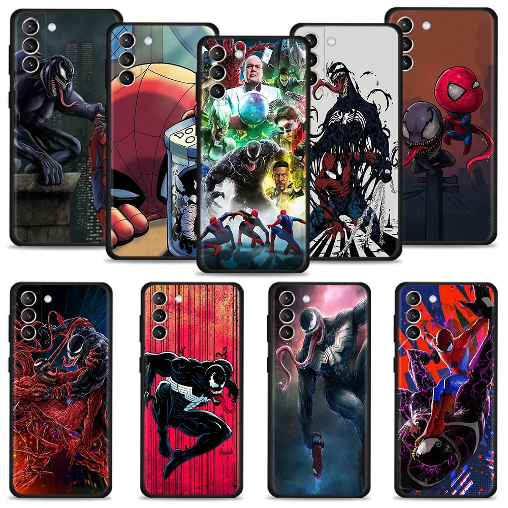Marvel Cartoon Venom And Spider-Man Shell For Samsung Galaxy S22 S21 S20 Ultra FE Plus S10e Note 20Ultra 10Plus Case Funda Cover
Marvel Cartoon Venom And Spider-Man Shell For Samsung Galaxy S22 S21 S20 Ultra FE Plus S10e Note 20Ultra 10Plus Case Funda Cover