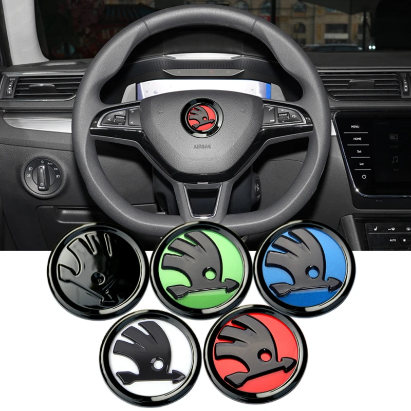 46 мм ABS Автомобильный руль значок для Skoda логотип Superb Octavia Rapid Kodiaq Kamiq Karoq Rapid Fabia автомобильные аксессуары для интерьера
46 мм ABS Автомобильный руль значок для Skoda логотип Superb Octavia Rapid Kodiaq Kamiq Karoq Rapid Fabia автомобильные аксессуары для интерьера