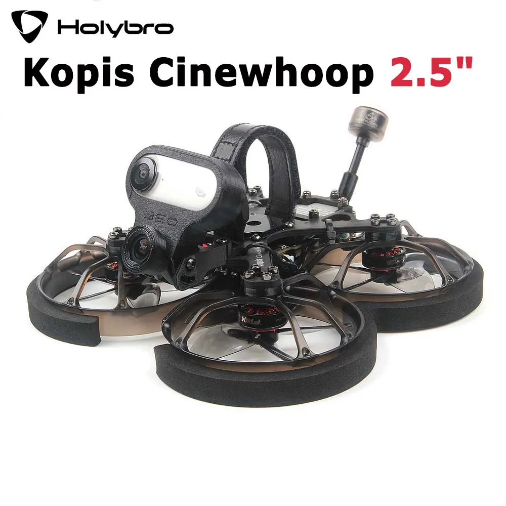 Holybro Kopis Cinewhoop 2.5 inch FPV Drone 4S BNF PNP W/ Kakute F4 V2 Tekko32 F3 35A ESC F1404 KV3800 Caddx Vista Nebula Nano
Holybro Kopis Cinewhoop 2.5 inch FPV Drone 4S BNF PNP W/ Kakute F4 V2 Tekko32 F3 35A ESC F1404 KV3800 Caddx Vista Nebula Nano