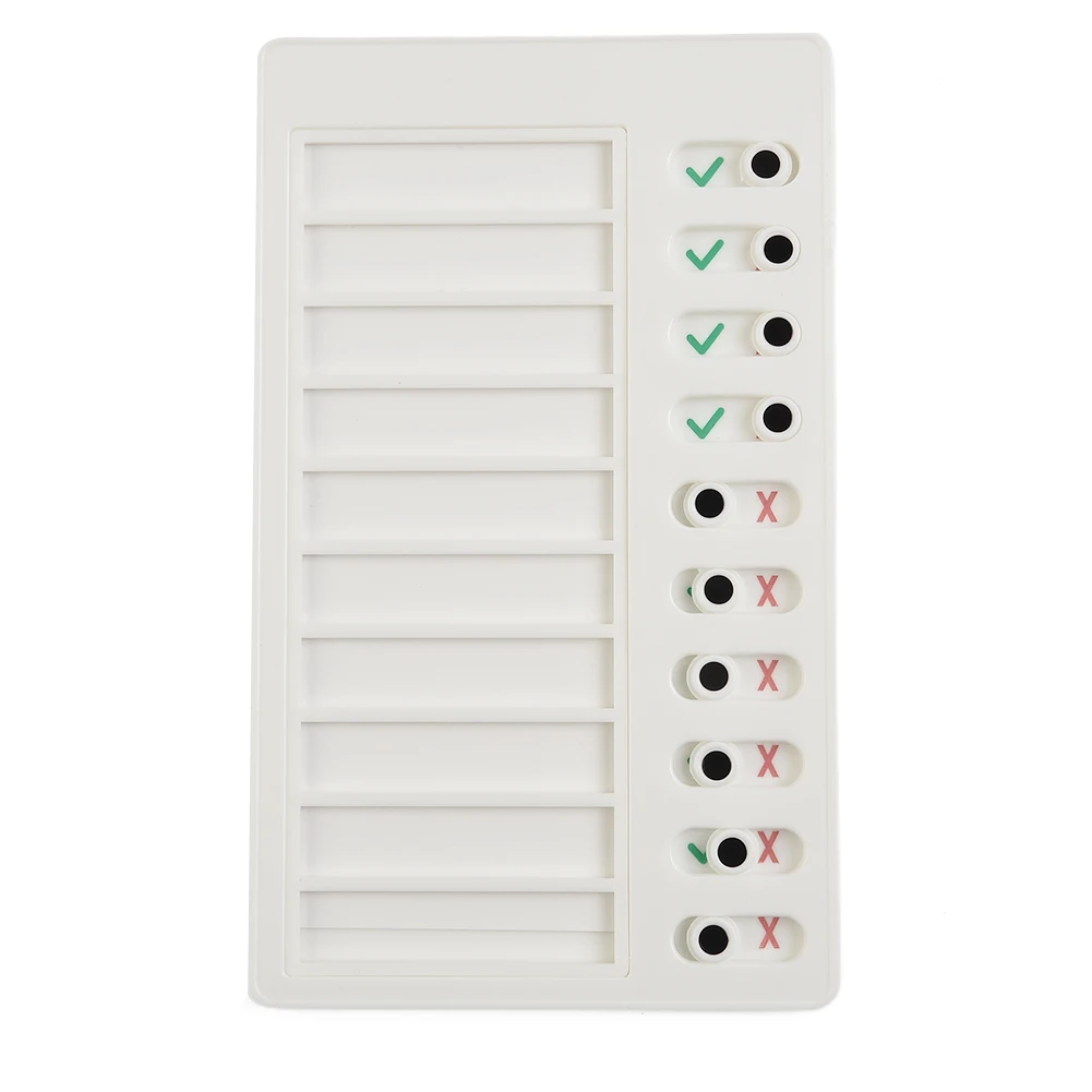 Blank Card Reusable Blank Board Memo Chart for Elderly Care and Daily Task Scheduling Made of High Quality PVC Material
Blank Card Reusable Blank Board Memo Chart for Elderly Care and Daily Task Scheduling Made of High Quality PVC Material