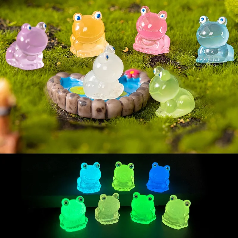 Светящиеся миниатюрные лягушки из смолы, набор из 7 штук
Светящиеся миниатюрные лягушки из смолы, набор из 7 штук