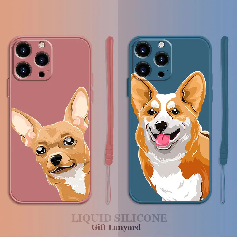 Square Liquid Candy Case For Apple iPhone 14 13 12 11 Pro Max 13 12 Mini XS XR X 7 8 6 6S Plus Shell Animal Dog Corgi
Square Liquid Candy Case For Apple iPhone 14 13 12 11 Pro Max 13 12 Mini XS XR X 7 8 6 6S Plus Shell Animal Dog Corgi