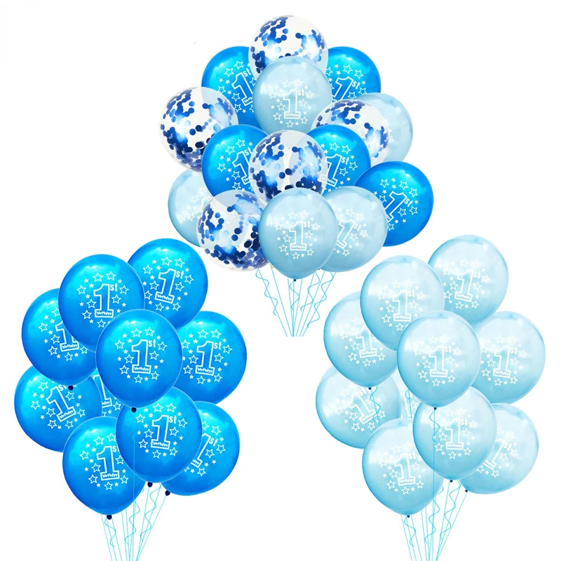 1st Birthday Balloons Blue Confetti Latex Ballons Boy Baby One 1 Year Old First Birthday Party Decorations Baby Shower
1st Birthday Balloons Blue Confetti Latex Ballons Boy Baby One 1 Year Old First Birthday Party Decorations Baby Shower