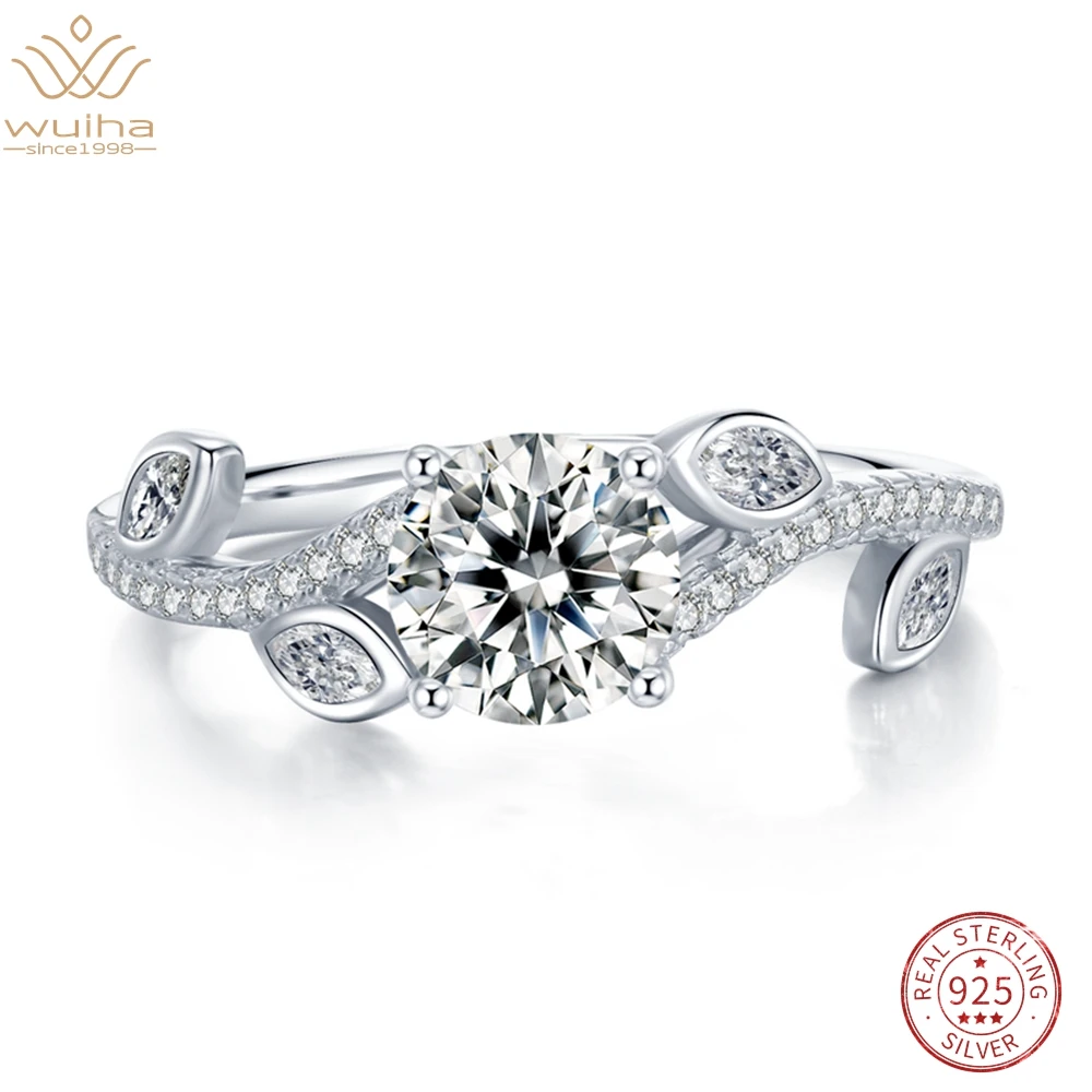 WUIHA Real 925 Sterling Silver Round 7MM VVS1 Simulated Moissanite Gemstone Wedding Engagement Ring for Women Gift Drop Shipping
WUIHA Real 925 Sterling Silver Round 7MM VVS1 Simulated Moissanite Gemstone Wedding Engagement Ring for Women Gift Drop Shipping