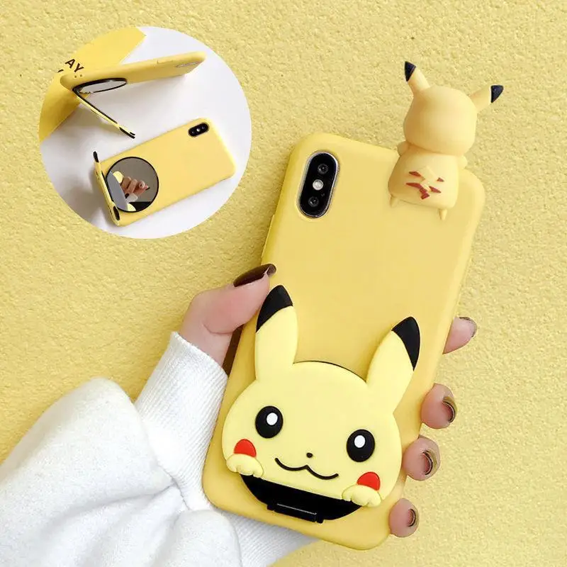 Pikachu With mirror phone case For iphone 11 12 pro max case Cosmetic mirror iphone 7 case 5 6 8 plus se2020 X XS XR Cute Cover
Pikachu With mirror phone case For iphone 11 12 pro max case Cosmetic mirror iphone 7 case 5 6 8 plus se2020 X XS XR Cute Cover
