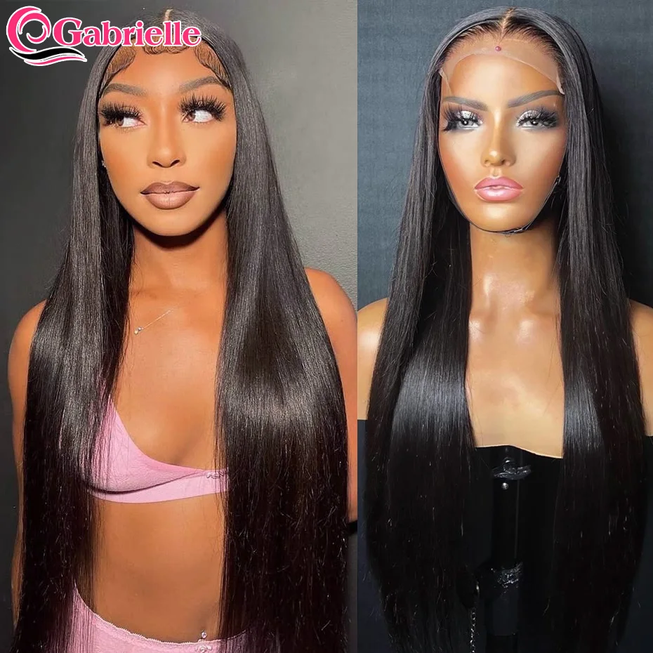 13x4 Lace Front Human Hair Wigs Bone Straight 5x5 Lace Closure Wig Pre-plucked Transparent Lace 13x4 Frontal Wig Gabrielle 
13x4 Lace Front Human Hair Wigs Bone Straight 5x5 Lace Closure Wig Pre-plucked Transparent Lace 13x4 Frontal Wig Gabrielle