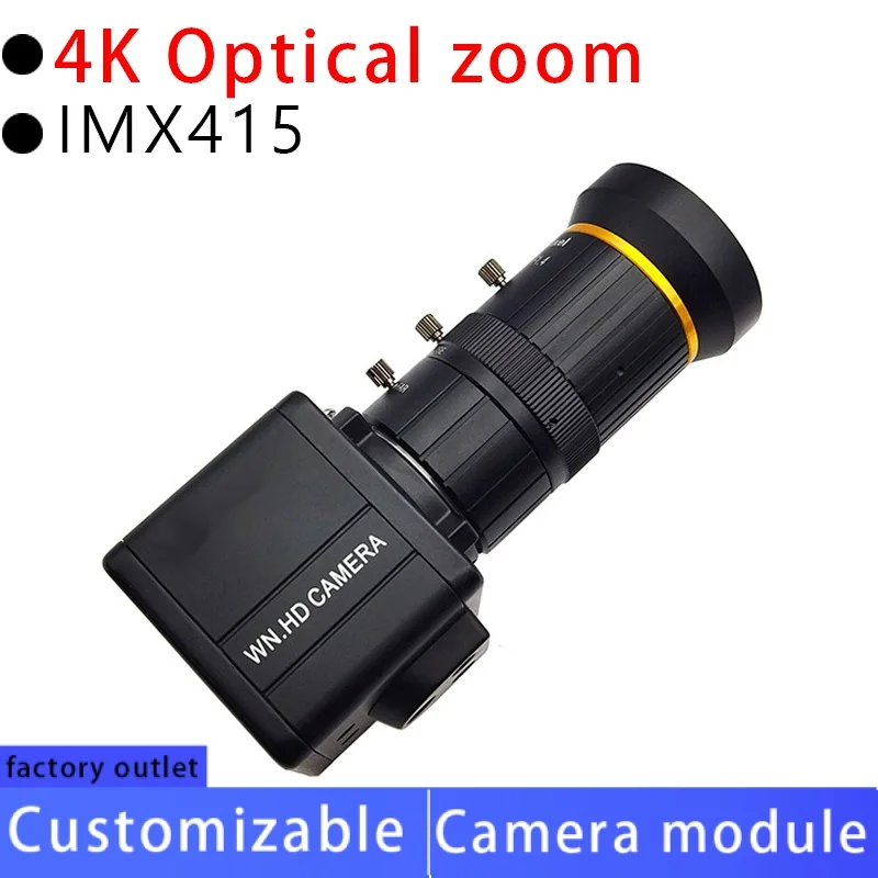 8mpMillion Industrial-Grade 10x Optical Zoom Live Broadcast External OTG 4K Video Conference USB Camera Foco manual 
8mpMillion Industrial-Grade 10x Optical Zoom Live Broadcast External OTG 4K Video Conference USB Camera Foco manual