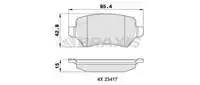 Store code: AA0015 for rear brake BALATASI ASTRA G ASTRA H MERIVA A ZAFIRA B CORSA C CEED 12
Store code: AA0015 for rear brake BALATASI ASTRA G ASTRA H MERIVA A ZAFIRA B CORSA C CEED 12