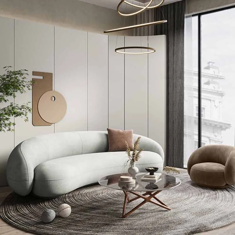 

Семейные минималистичные диваны, гостиной, Современный дизайнерский диван-фонарик, итальянская мебель для гостиной в скандинавском стиле