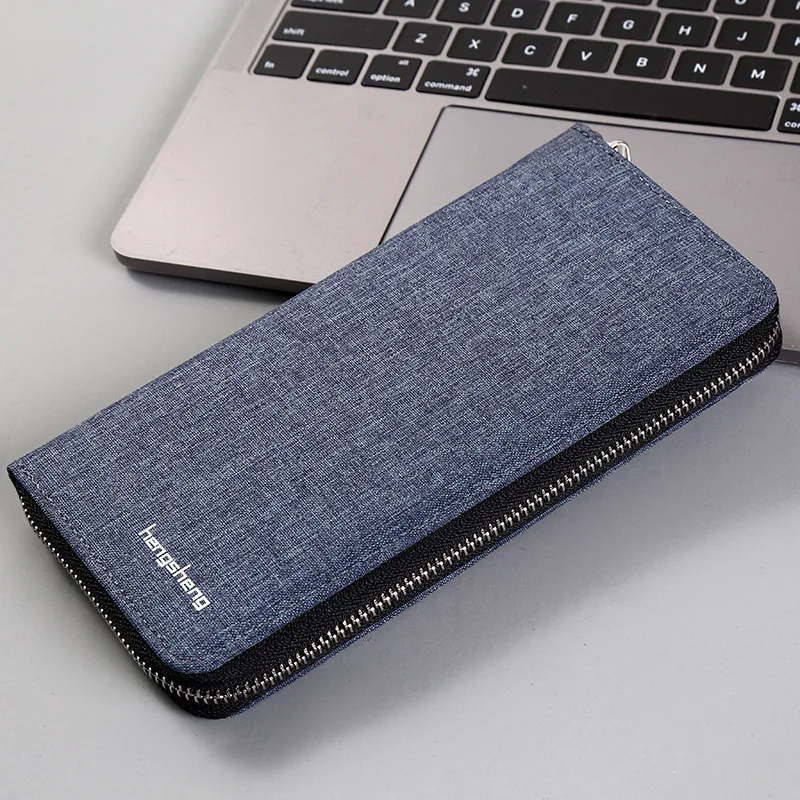 Brand Men's Wallet Long Wallet Card Case Canvas Coin Purse Business Men's Clutch Fashion Large Capacity Wallet Mobile Phone Bag
Brand Men's Wallet Long Wallet Card Case Canvas Coin Purse Business Men's Clutch Fashion Large Capacity Wallet Mobile Phone Bag