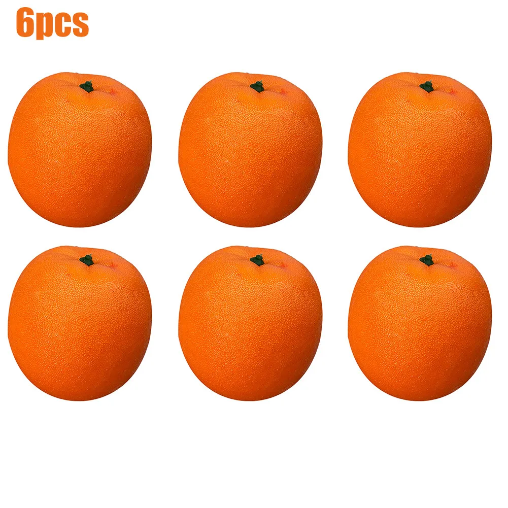 6 Pcs Artificial Orange Plastic Faux Fake Fruit Orange S/L 6.5/7.5CM For Home Kitchen Decoration Accessories
6 Pcs Artificial Orange Plastic Faux Fake Fruit Orange S/L 6.5/7.5CM For Home Kitchen Decoration Accessories