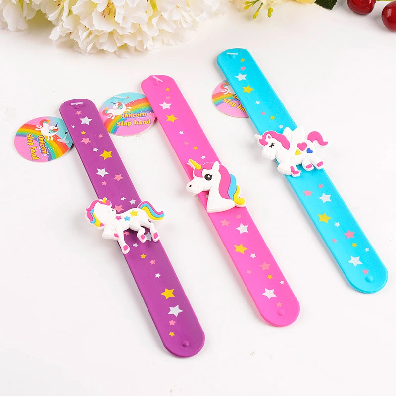 1PCS Unicorn Slap Snap Wrap Wristband Band Bracelet Hand Ring Kids Boy Silicone Wristband Kids Toys Birthday Party Favors
1PCS Unicorn Slap Snap Wrap Wristband Band Bracelet Hand Ring Kids Boy Silicone Wristband Kids Toys Birthday Party Favors