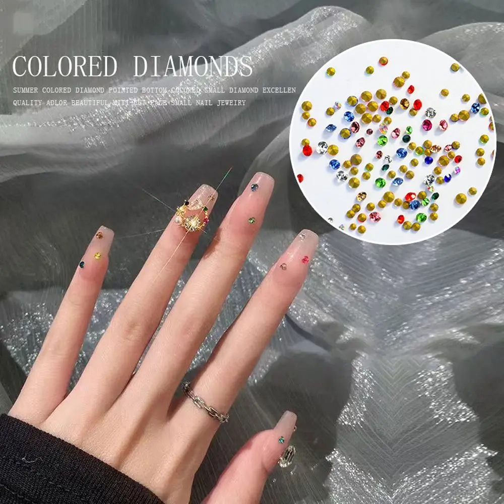 Colorful Round AB Rhinestone Moon Flat Diamond Nail Jewelry Nail Rhinestones Manicure Accessories Nail Art Decorations
Colorful Round AB Rhinestone Moon Flat Diamond Nail Jewelry Nail Rhinestones Manicure Accessories Nail Art Decorations