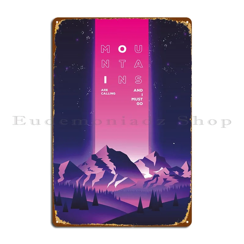 Горы звонят металлический знак гостиная гараж Забавный дизайн печать оловянный знак плакат
Горы звонят металлический знак гостиная гараж Забавный дизайн печать оловянный знак плакат