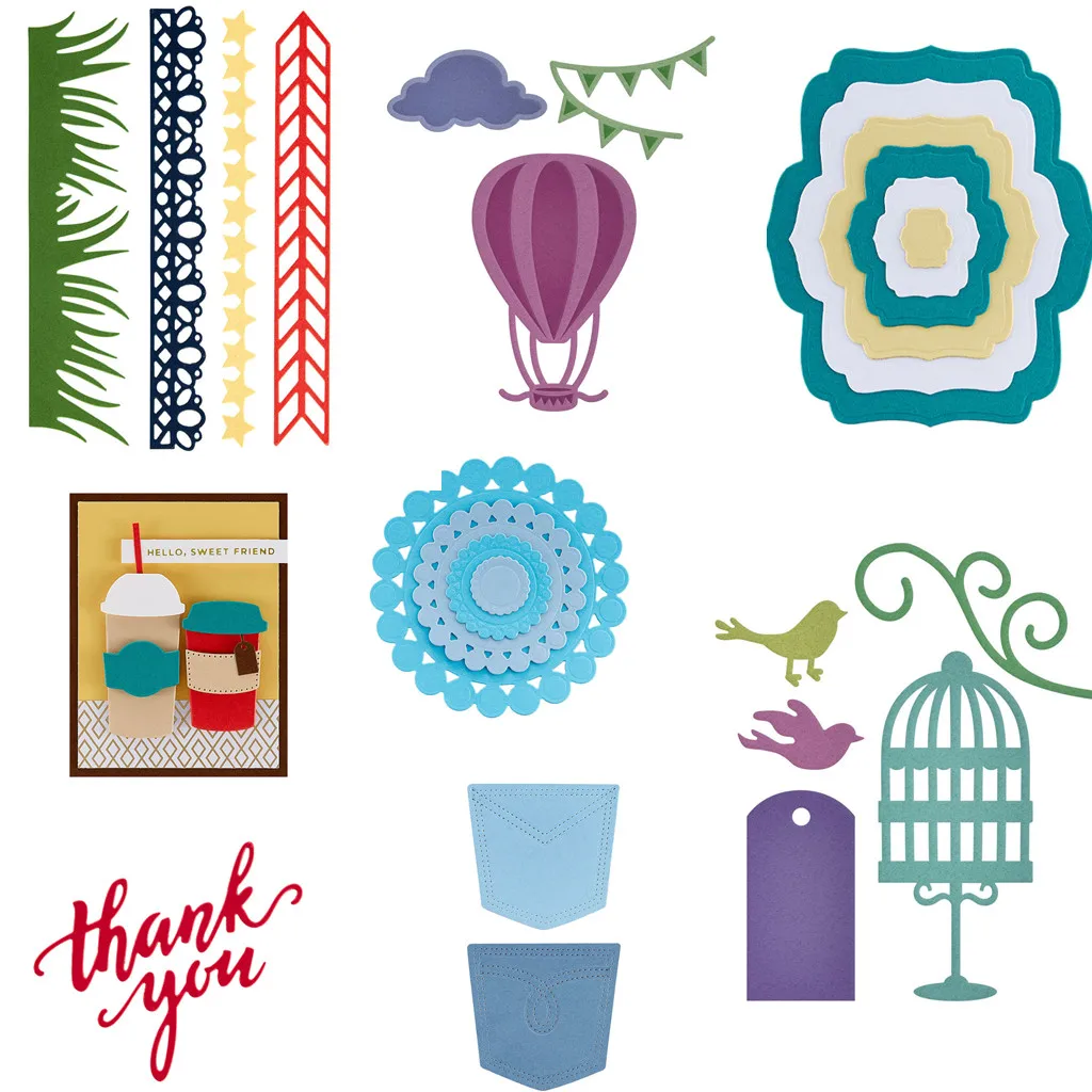 2023 New Spring Floral Birdcage Shape Coffee Etched Metal Cutting Dies Scrapbook Diary Decoration Embossing Cut Template DIY
2023 New Spring Floral Birdcage Shape Coffee Etched Metal Cutting Dies Scrapbook Diary Decoration Embossing Cut Template DIY