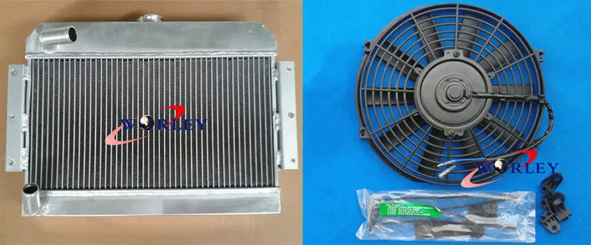 HIGH PERForMAN Aluminum Alloy Radiator + Fan MGB GT/ROADSTER TOP-FILL 1968-1975
HIGH PERForMAN Aluminum Alloy Radiator + Fan MGB GT/ROADSTER TOP-FILL 1968-1975