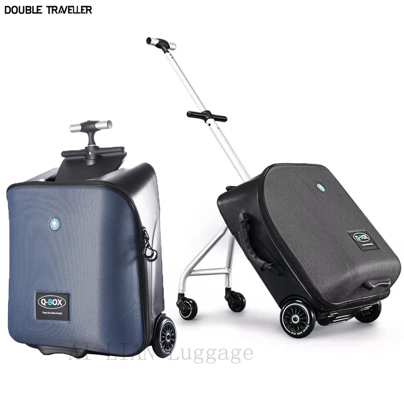 Lazy rolling luggage baby car cabin travel suitcase trolley case on wheels for kids sit on luggage carry-ons labor-saving box
Lazy rolling luggage baby car cabin travel suitcase trolley case on wheels for kids sit on luggage carry-ons labor-saving box