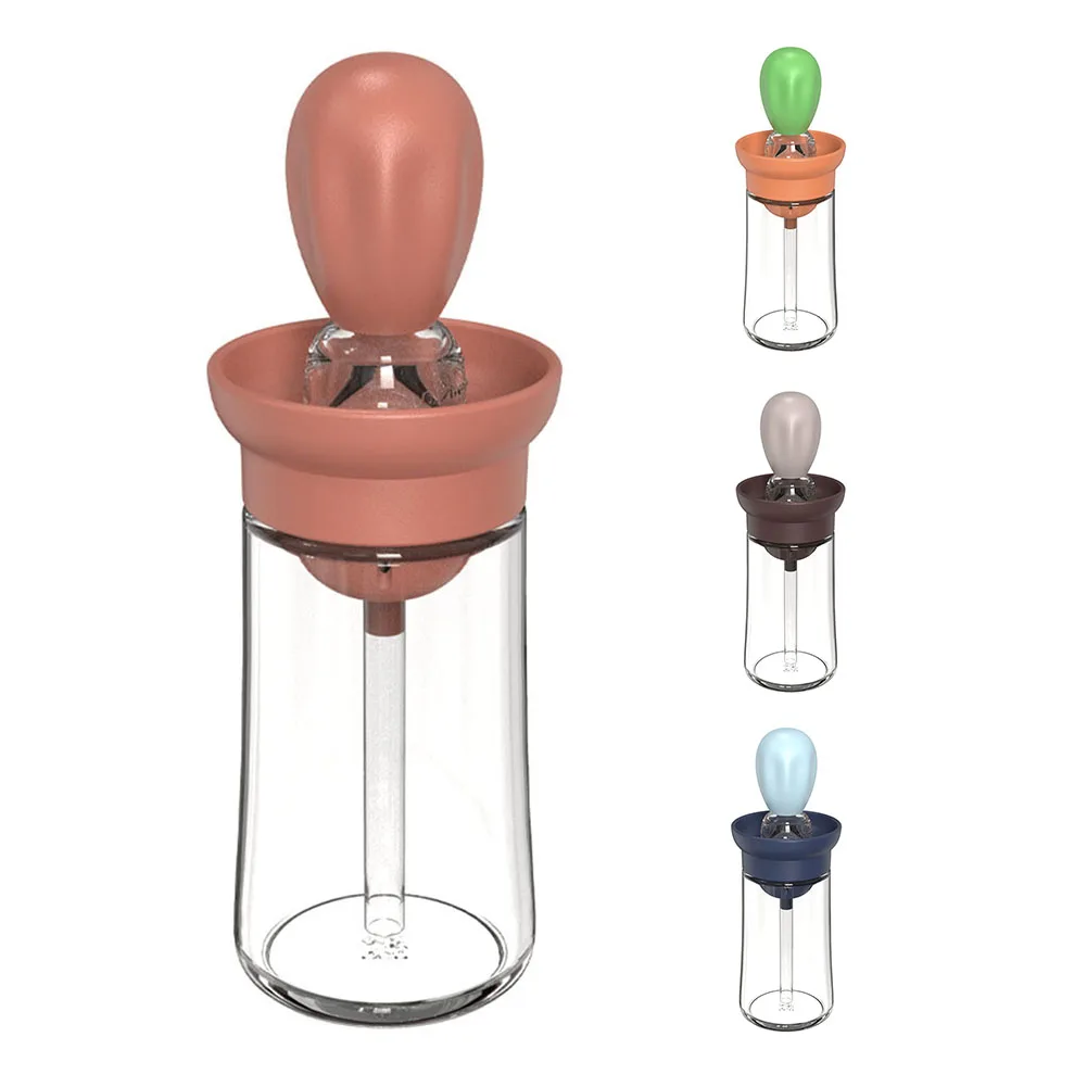 Durable Kitchen Oil Bottle Silicone Glass Oil Container With Brush Barbecue Spray Bottle Oil Dispenser For Kitchen Cooking BBQ
Durable Kitchen Oil Bottle Silicone Glass Oil Container With Brush Barbecue Spray Bottle Oil Dispenser For Kitchen Cooking BBQ