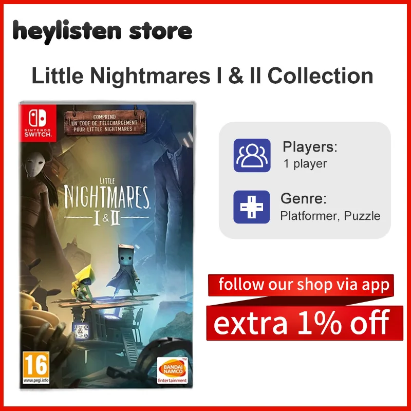 Игровые сделки Nintendo Switch-Коллекция Little nightморен I & II-игры физический картридж -