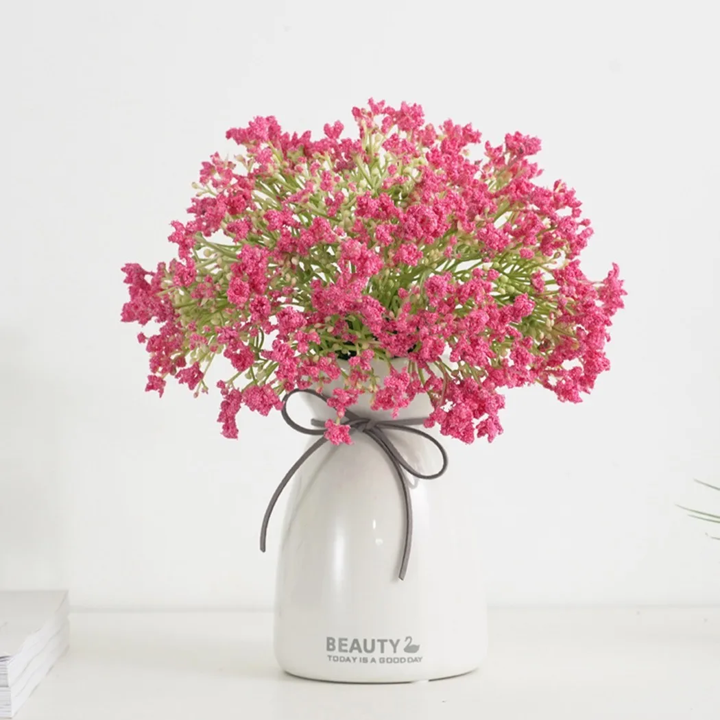 Fake Silk Gypsophila Breath Bouquet, Wedding Home Party Decor, Long lasting Freshness, Plastic Material, 32cm Size
Fake Silk Gypsophila Breath Bouquet, Wedding Home Party Decor, Long lasting Freshness, Plastic Material, 32cm Size