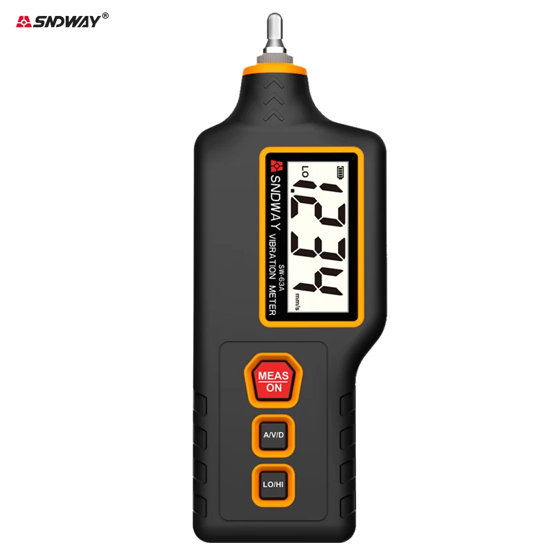 SNDWAY SW-63A Industrial Vibration Meter Portable Mechanical Motor Vibration Meter Handheld Dual Probe Vibration Pen
SNDWAY SW-63A Industrial Vibration Meter Portable Mechanical Motor Vibration Meter Handheld Dual Probe Vibration Pen