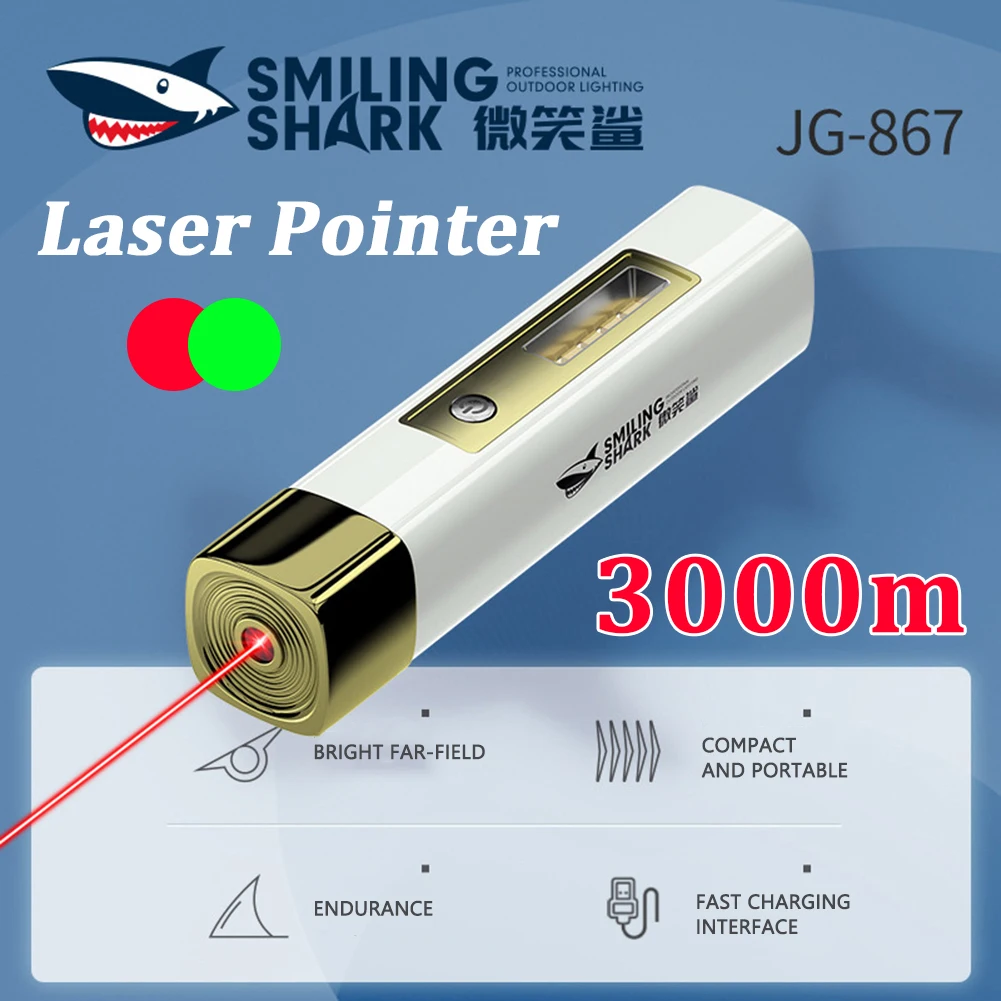 3000 Meters Powerful Laser Pointer Green/Red Dot Laser Pointer Flashlight Torch for Cats Dogs Exercise Training Funny Pet Toys
3000 Meters Powerful Laser Pointer Green/Red Dot Laser Pointer Flashlight Torch for Cats Dogs Exercise Training Funny Pet Toys