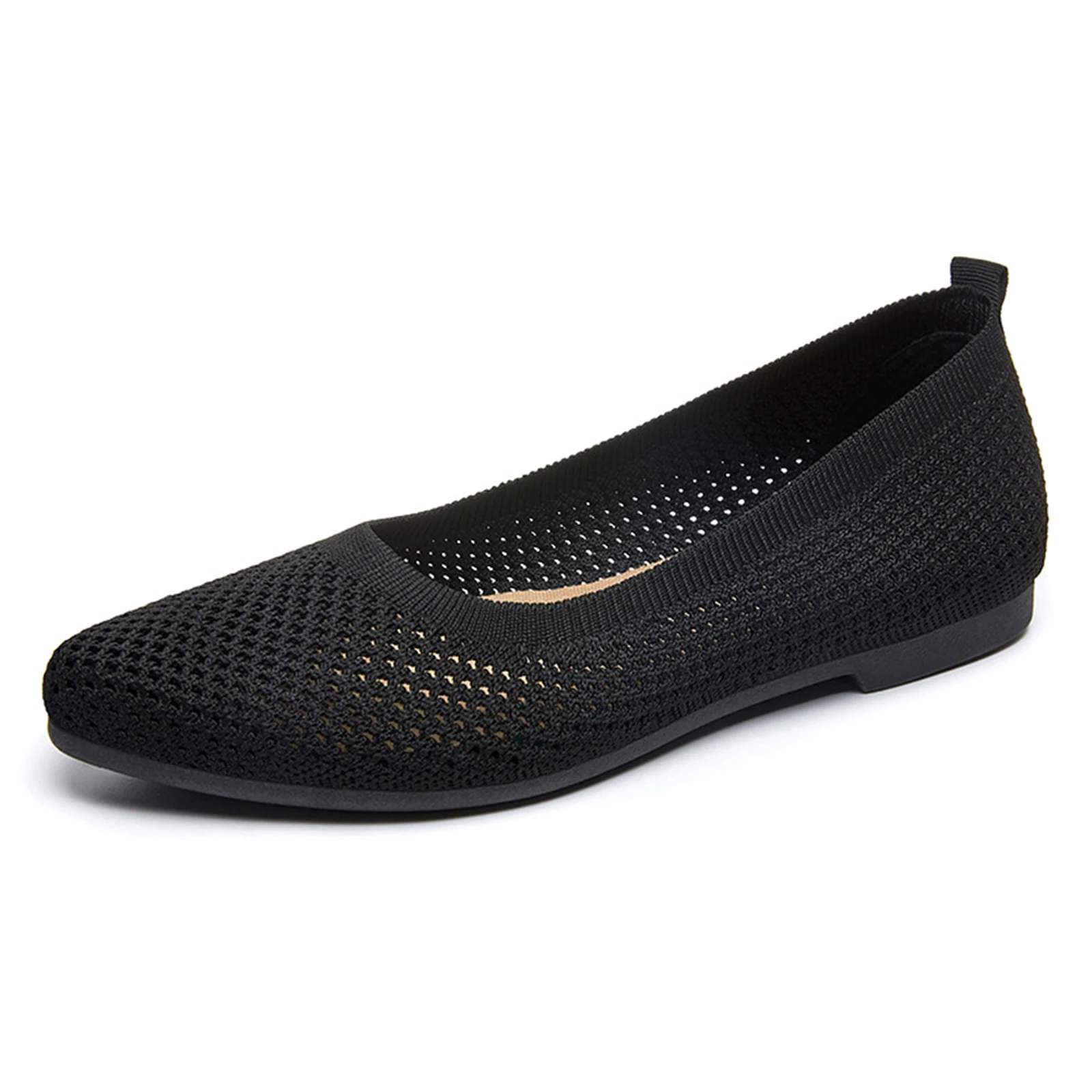 Women's Pointed Toe Flat Knitted Shoes Breathable Mesh Walking Shoes Suitable for Camping Indoor Walking
Women's Pointed Toe Flat Knitted Shoes Breathable Mesh Walking Shoes Suitable for Camping Indoor Walking