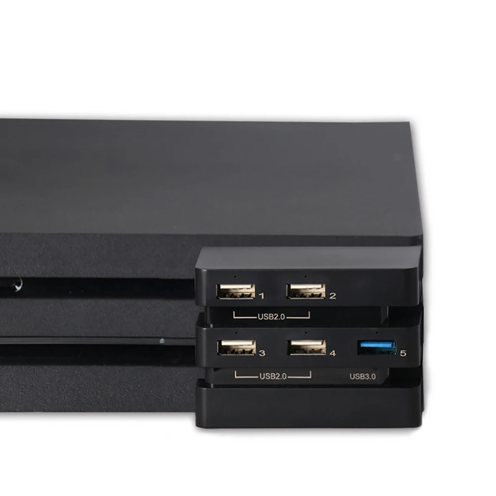 5 Port Console Multifunctional Plug And Play USB Hub Gaming Adapter Extend 1 USB 3.0 4 USB 2.0 Accessories Extension For PS4 Pro
5 Port Console Multifunctional Plug And Play USB Hub Gaming Adapter Extend 1 USB 3.0 4 USB 2.0 Accessories Extension For PS4 Pro