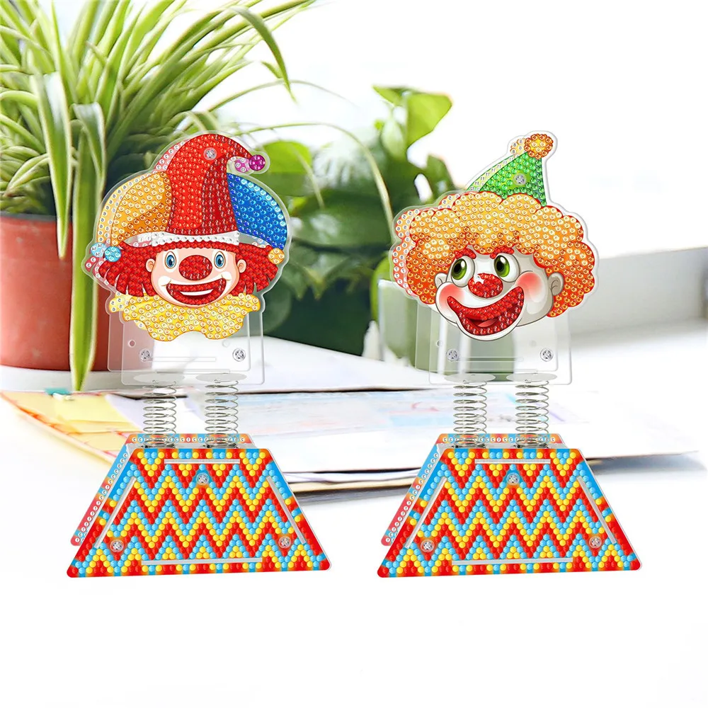 HUACAN 5D Diamond Painting Clown Diamond Embroidery Bird Spring Ornaments Diamond Mosaic Butterfly Spring Doll Home Decoration 
HUACAN 5D Diamond Painting Clown Diamond Embroidery Bird Spring Ornaments Diamond Mosaic Butterfly Spring Doll Home Decoration