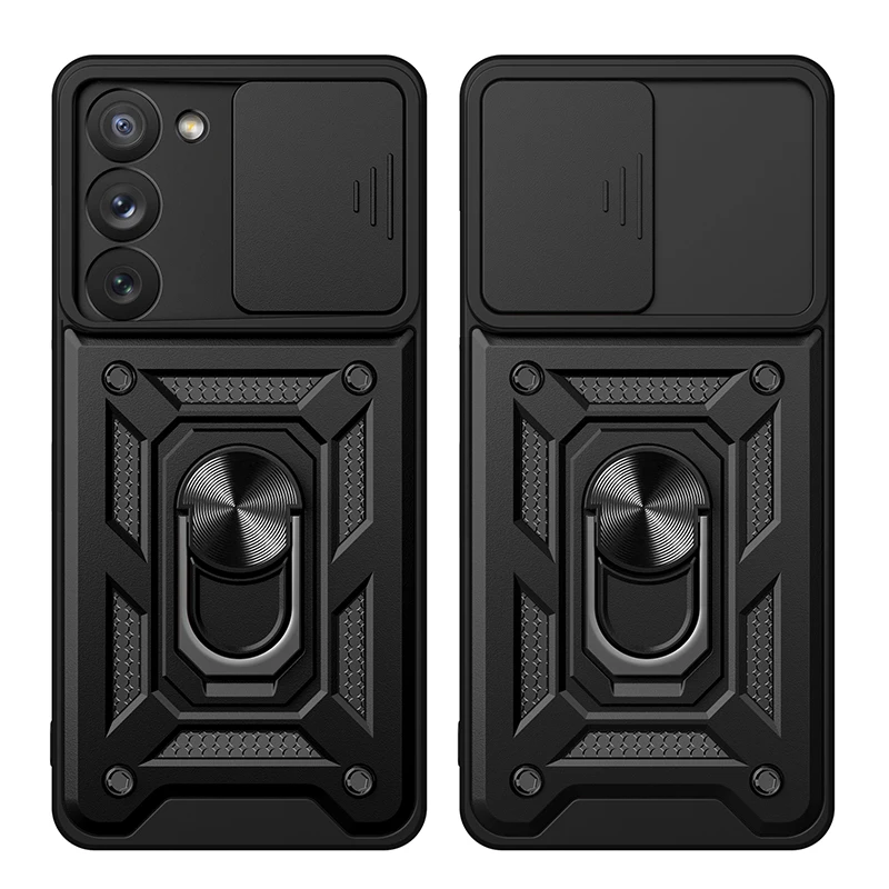 Shockproof Magnetic Ring Bracket Cover For Samsung S23Ultra S23Plus S22 Plus Sliding Camera Case For Galaxy S21Plus S21FE S20FE
Shockproof Magnetic Ring Bracket Cover For Samsung S23Ultra S23Plus S22 Plus Sliding Camera Case For Galaxy S21Plus S21FE S20FE