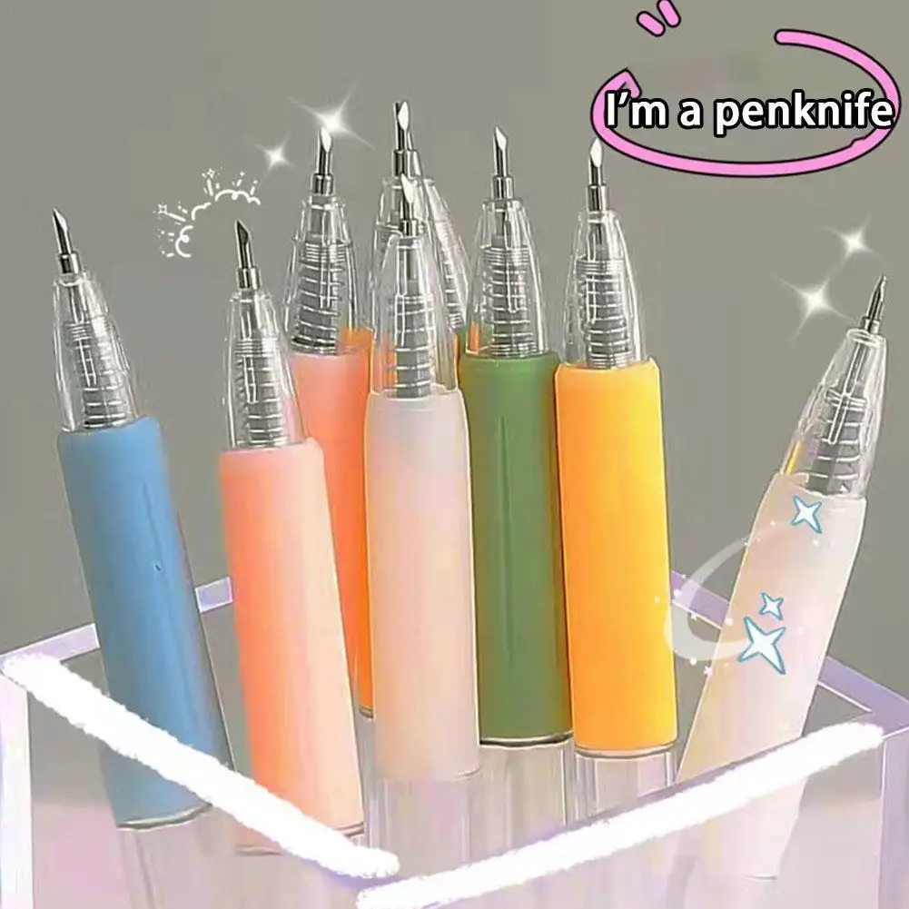 1pc Art Utility Knife Pen Type Cutter Diy Stickers Cutting Knife Box Scrapbooking Supplies Paper School Craft Tool R8r1
1pc Art Utility Knife Pen Type Cutter Diy Stickers Cutting Knife Box Scrapbooking Supplies Paper School Craft Tool R8r1