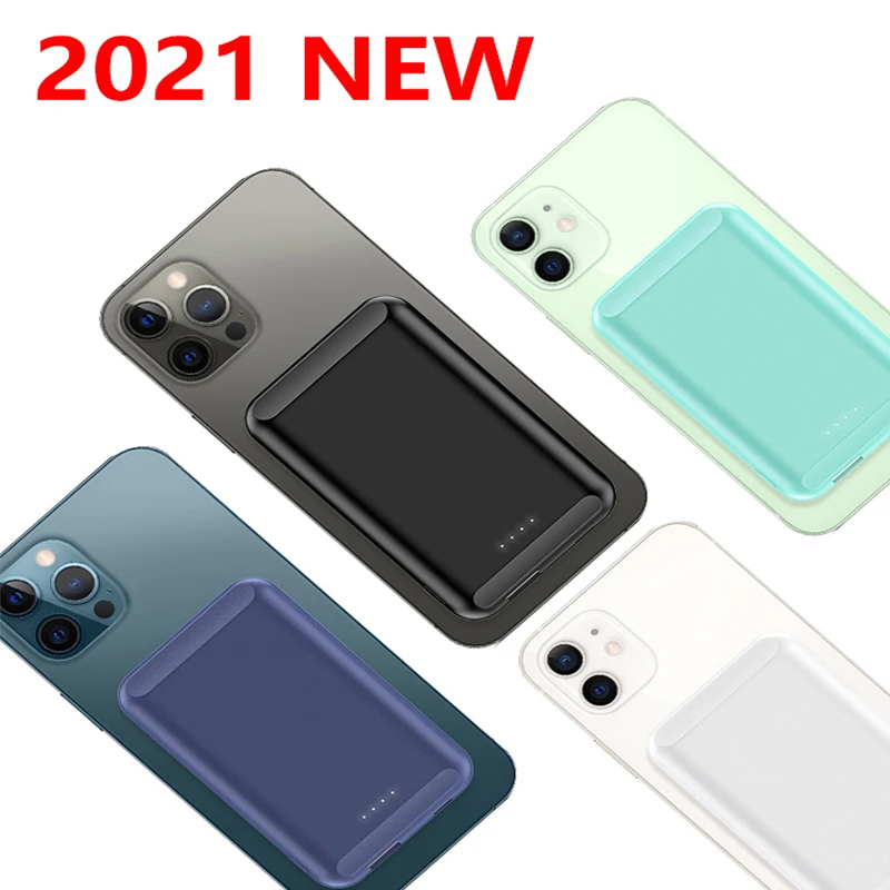 Портативное магнитное Беспроводное зарядное устройство 5000 мАч, внешний дополнительный аккумулятор для iPhone 12 13 12Pro 13pro Max 
Портативное магнитное Беспроводное зарядное устройство 5000 мАч, внешний дополнительный аккумулятор для iPhone 12 13 12Pro 13pro Max