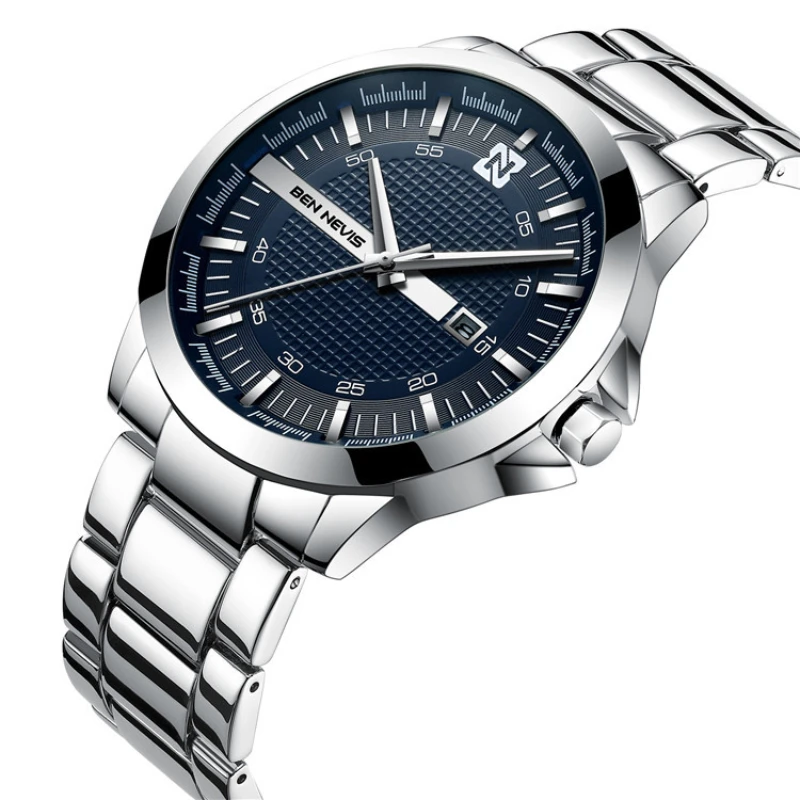 BEN NEVIS Hot Selling Style Literal Quartz Watch Fashion Trend Personalized Men's Watch
BEN NEVIS Hot Selling Style Literal Quartz Watch Fashion Trend Personalized Men's Watch