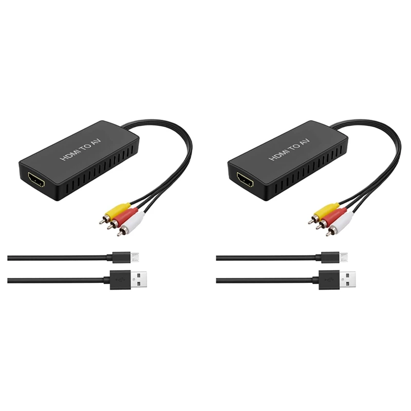 2X HDMI-Compatible To AV Converter Supports Pal/Ntsc Compatible Fire Stick, For Apple TV, DVD, Blu-Ray Player
2X HDMI-Compatible To AV Converter Supports Pal/Ntsc Compatible Fire Stick, For Apple TV, DVD, Blu-Ray Player