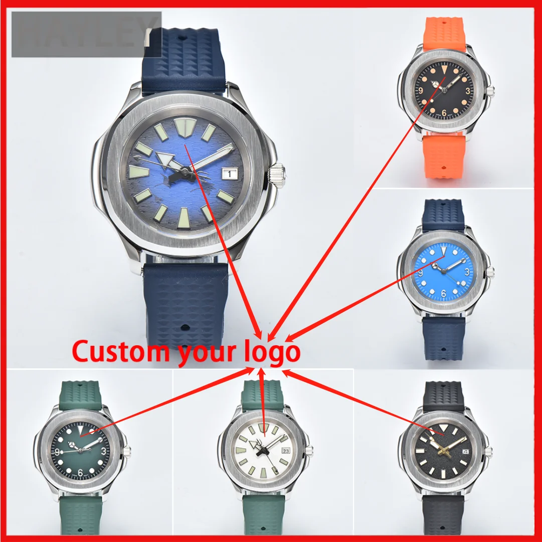 

42MM Stainless Steel Shell Fully Automatic Mechanical Watch NH35A Movement Men's Watch Trend Fashion Sapphire Mirror Surface
