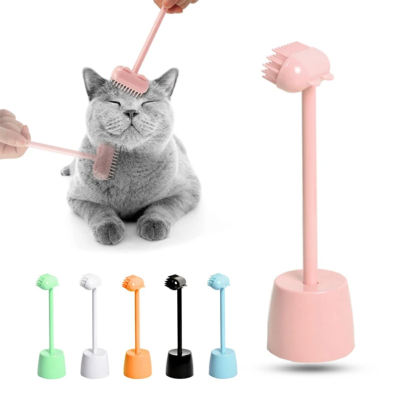 

6 Cat Tool Interactive Colors Toys Remover Pet Floating Washable Accessories Puppy Cat Brush Grooming Hair Cat Massager Comb