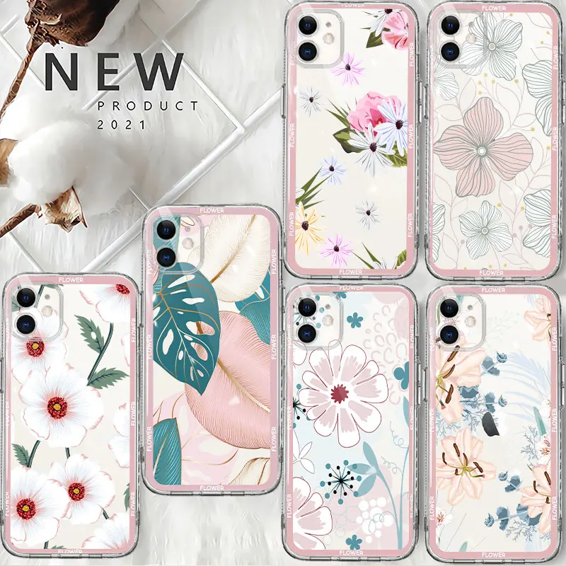 Pink Golden Leaf Floral Pattern Clear Case For iPhone 14 13 12 11 Pro Max 13 12 Mini XS Max XR X 7 8 6 6S Plus Transparent Cover
Pink Golden Leaf Floral Pattern Clear Case For iPhone 14 13 12 11 Pro Max 13 12 Mini XS Max XR X 7 8 6 6S Plus Transparent Cover