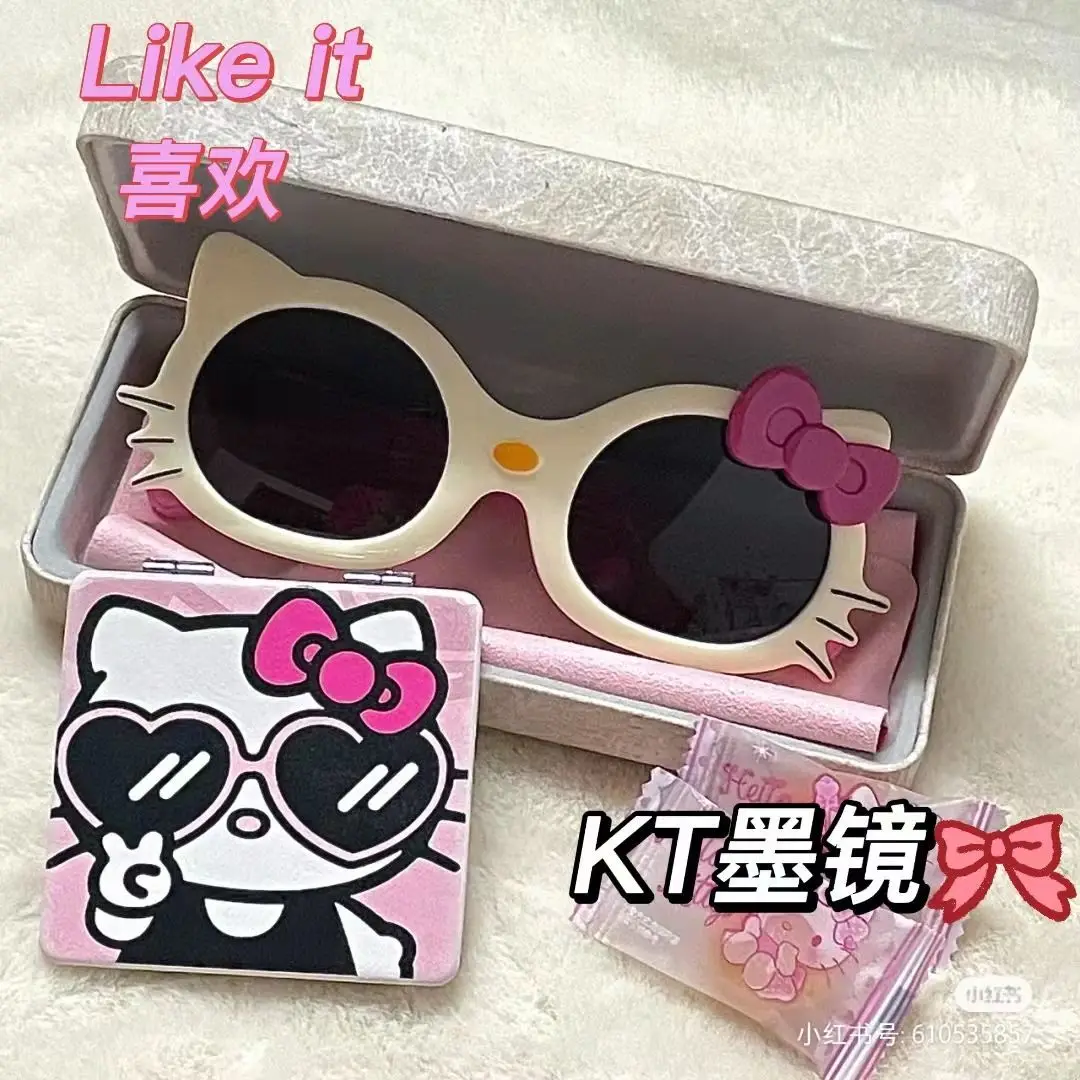 Kawaii Sanrio Hello Kitty Sunglasses Cartoon Fashion Photo Glasses Props Student Summer Sunglasses Sunshade Mirror Girls Gift
Kawaii Sanrio Hello Kitty Sunglasses Cartoon Fashion Photo Glasses Props Student Summer Sunglasses Sunshade Mirror Girls Gift