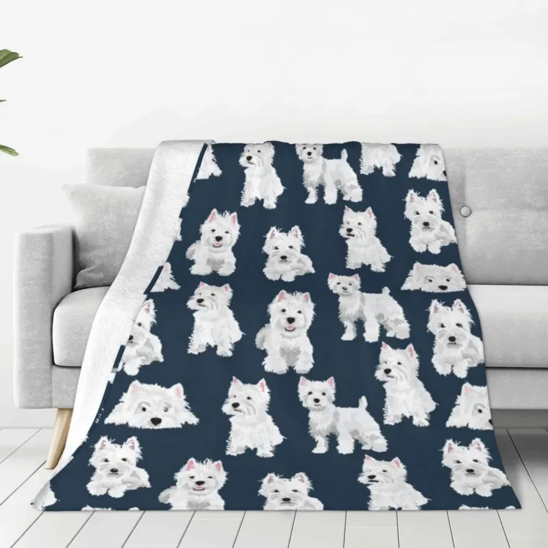 W-estie Dog Flannel Blanket White Cute Animal Soft Warm Throw Blanket for Living Room Travel Print Bed spread Sofa Bed Cover
W-estie Dog Flannel Blanket White Cute Animal Soft Warm Throw Blanket for Living Room Travel Print Bed spread Sofa Bed Cover