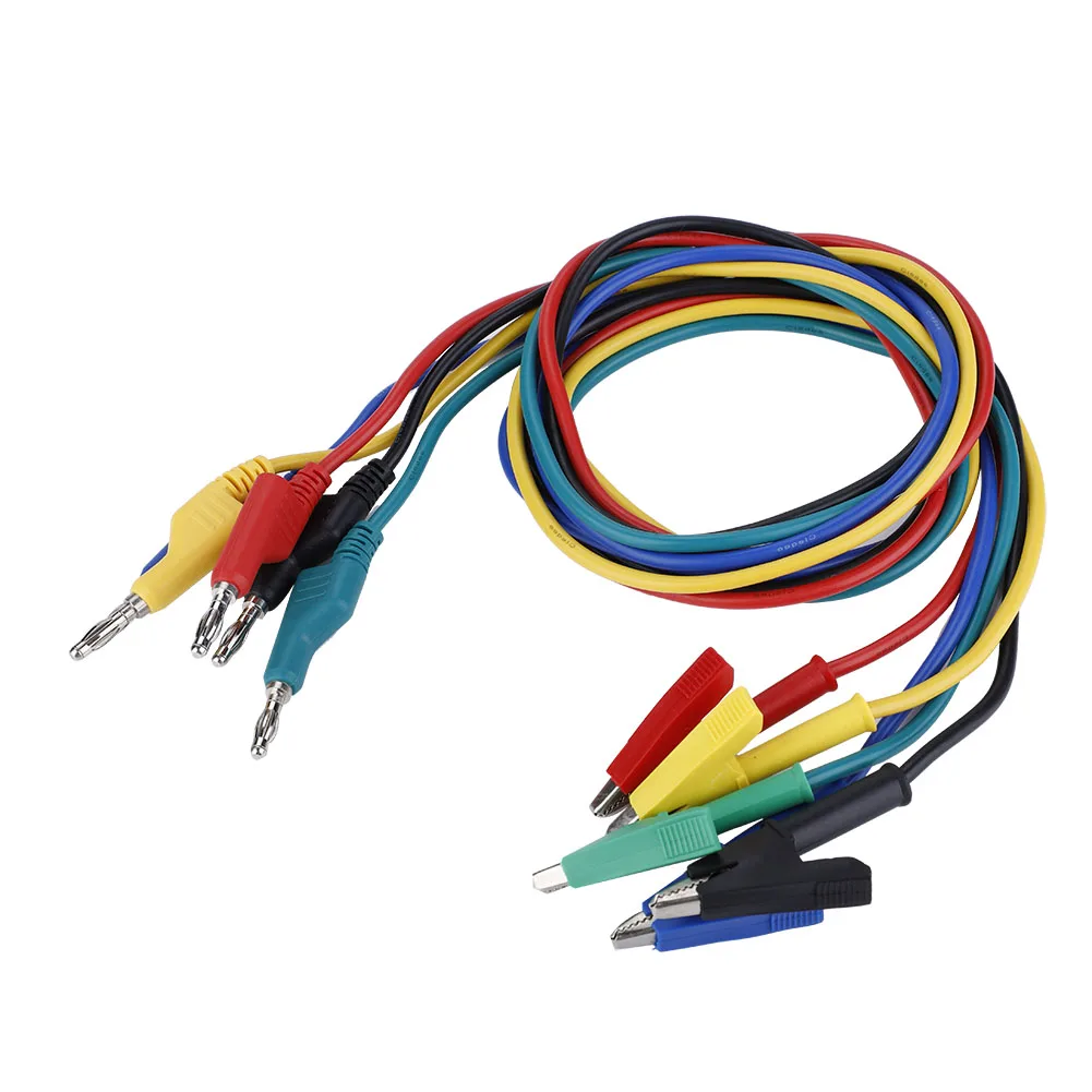 5pcs P1037 High Voltage 1M 4mm Banana Plug to Crocodile Clip Cable Test Leads For Multimeter Banana
5pcs P1037 High Voltage 1M 4mm Banana Plug to Crocodile Clip Cable Test Leads For Multimeter Banana