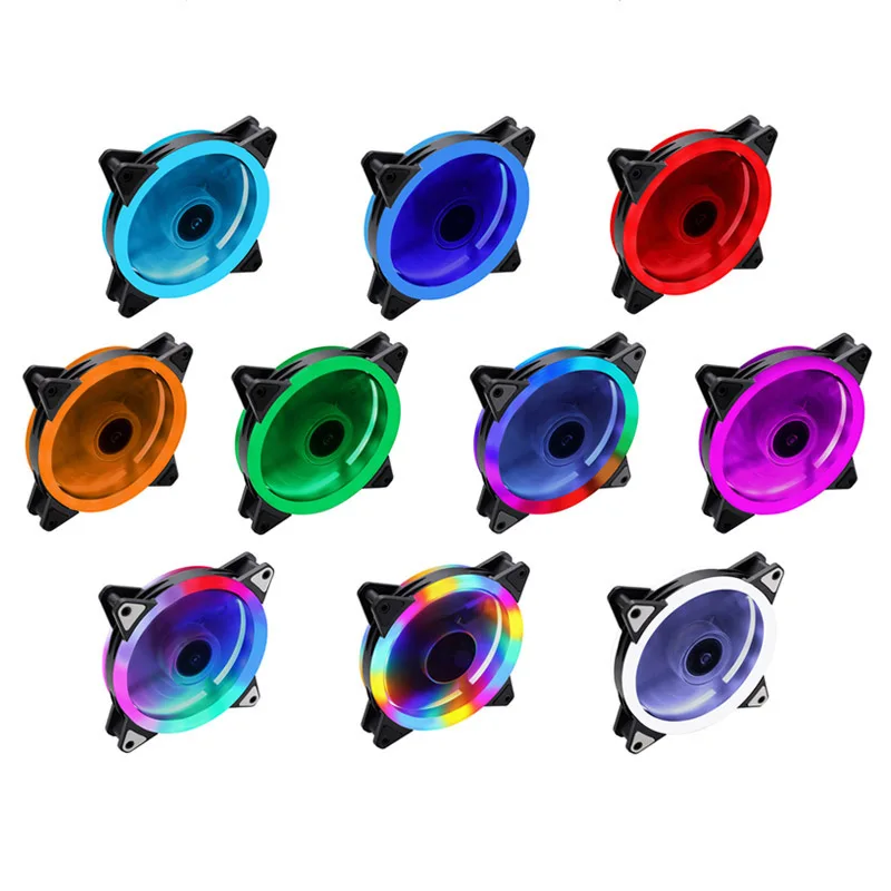 120mm PC Computer Case Fans Ultra Silent LED Cooling Fan 12VDC 3P IDE 4Pin Radiator CPU Cooler Fan W/ Anti-Vibration Rubber
120mm PC Computer Case Fans Ultra Silent LED Cooling Fan 12VDC 3P IDE 4Pin Radiator CPU Cooler Fan W/ Anti-Vibration Rubber